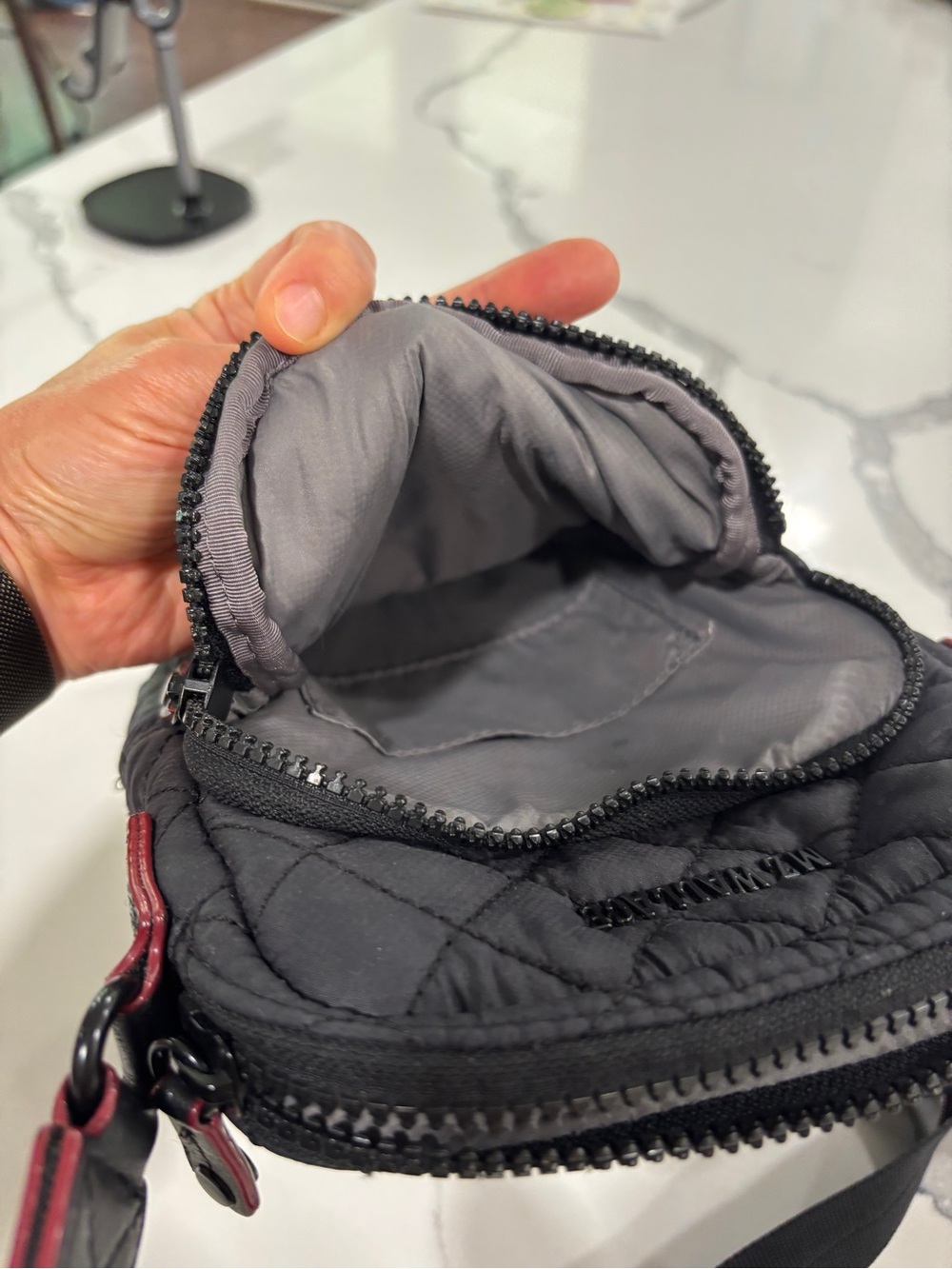 MZ Wallace Black small Quilted Crossbody Bag - Picture 4 of 13